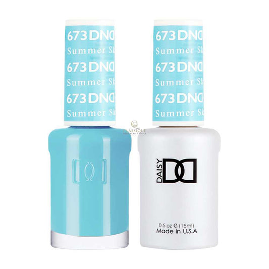 DND Gel & Lacquer Duo - Summer Sky #673