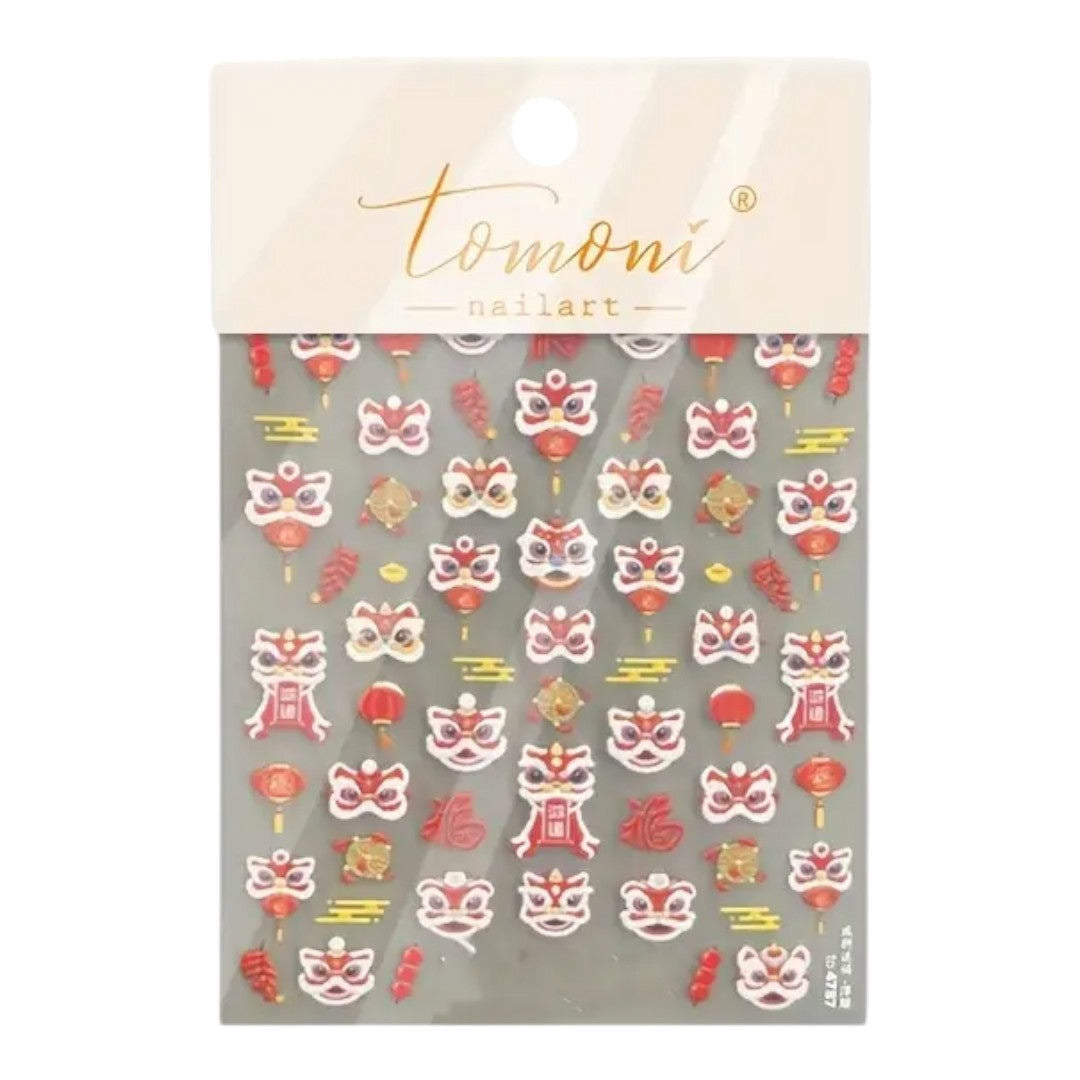 CNBS Nail Sticker - Lion Dance #TO4787