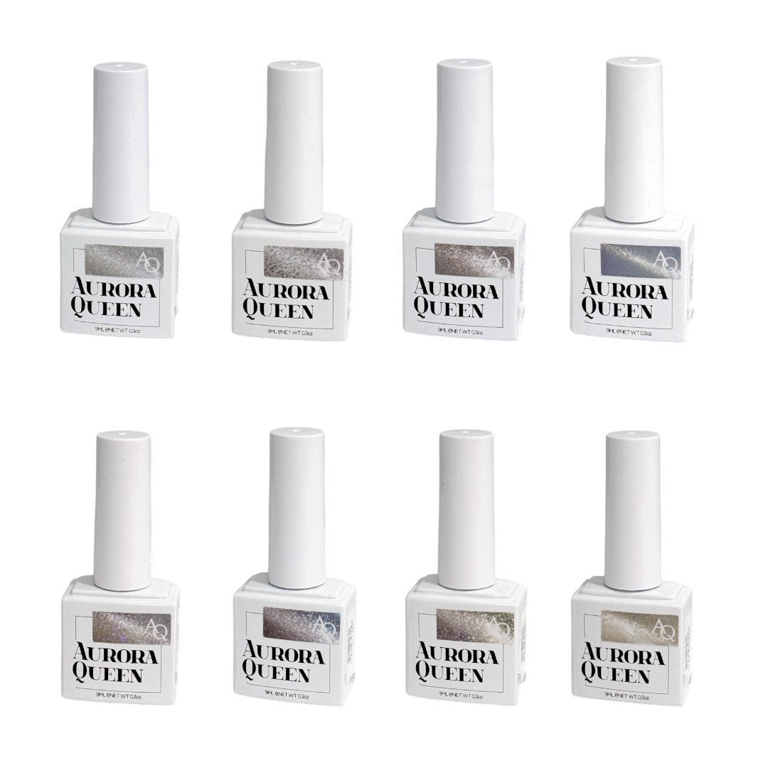 Aurora Queen Cat Eye Gel Polish #AQ217-224 Moon Light Collection