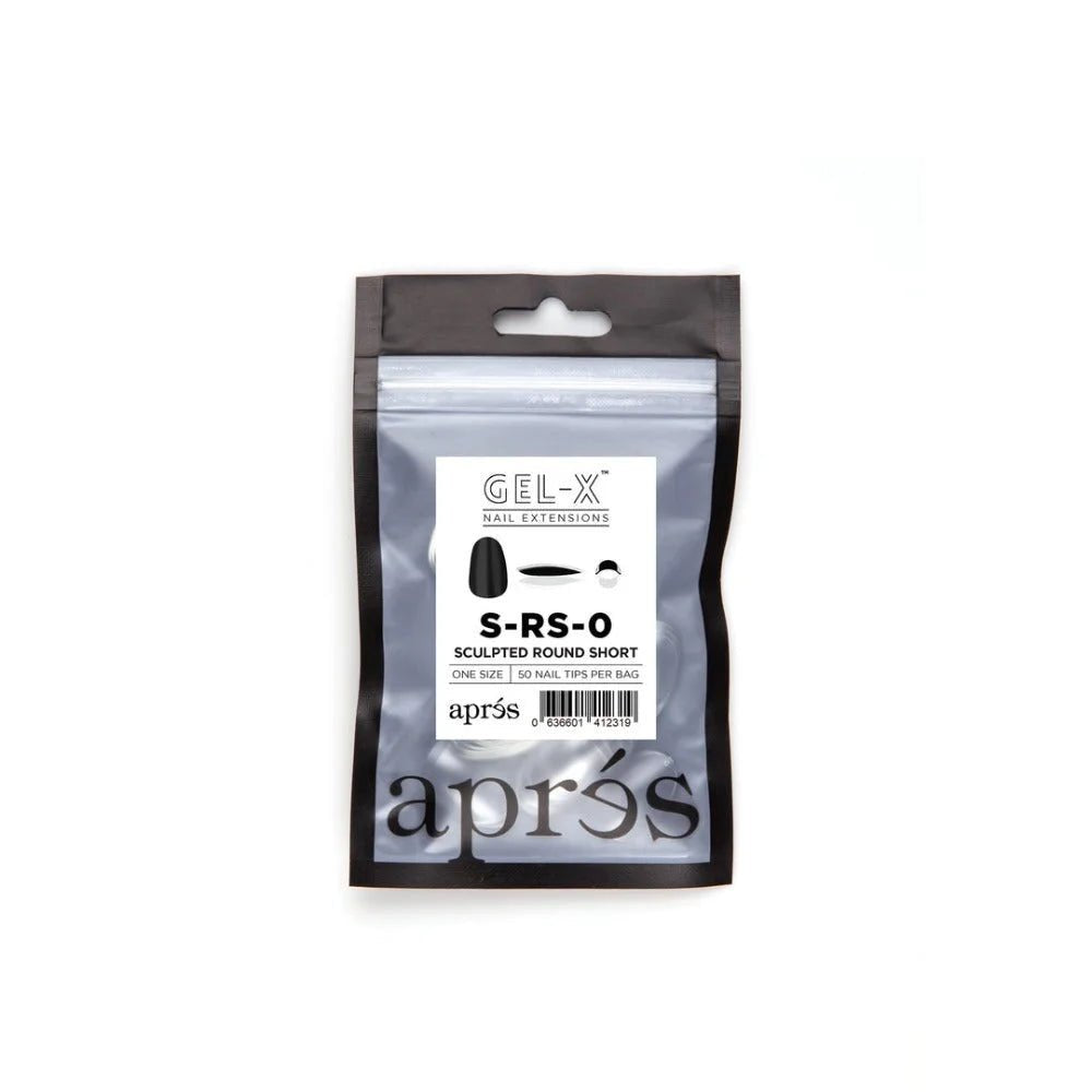Apres Gel-X Refill Tips - Sculpted Round Short (50Pcs)
