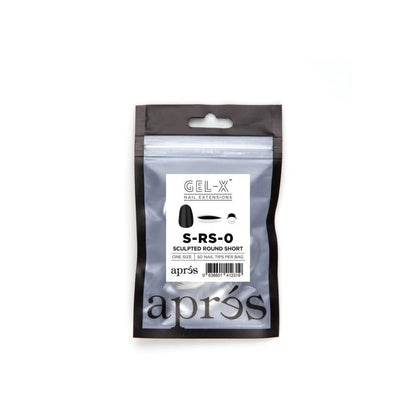 Apres Gel-X Refill Tips - Sculpted Round Short (50Pcs)