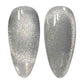 DND DC 9D Cat Eye Gel Polish - Silver Lynx #09