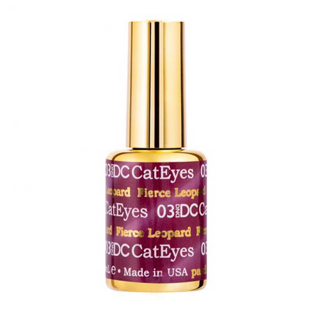 DND DC Cat Eye Gel Polish - Fierce Leopard #03