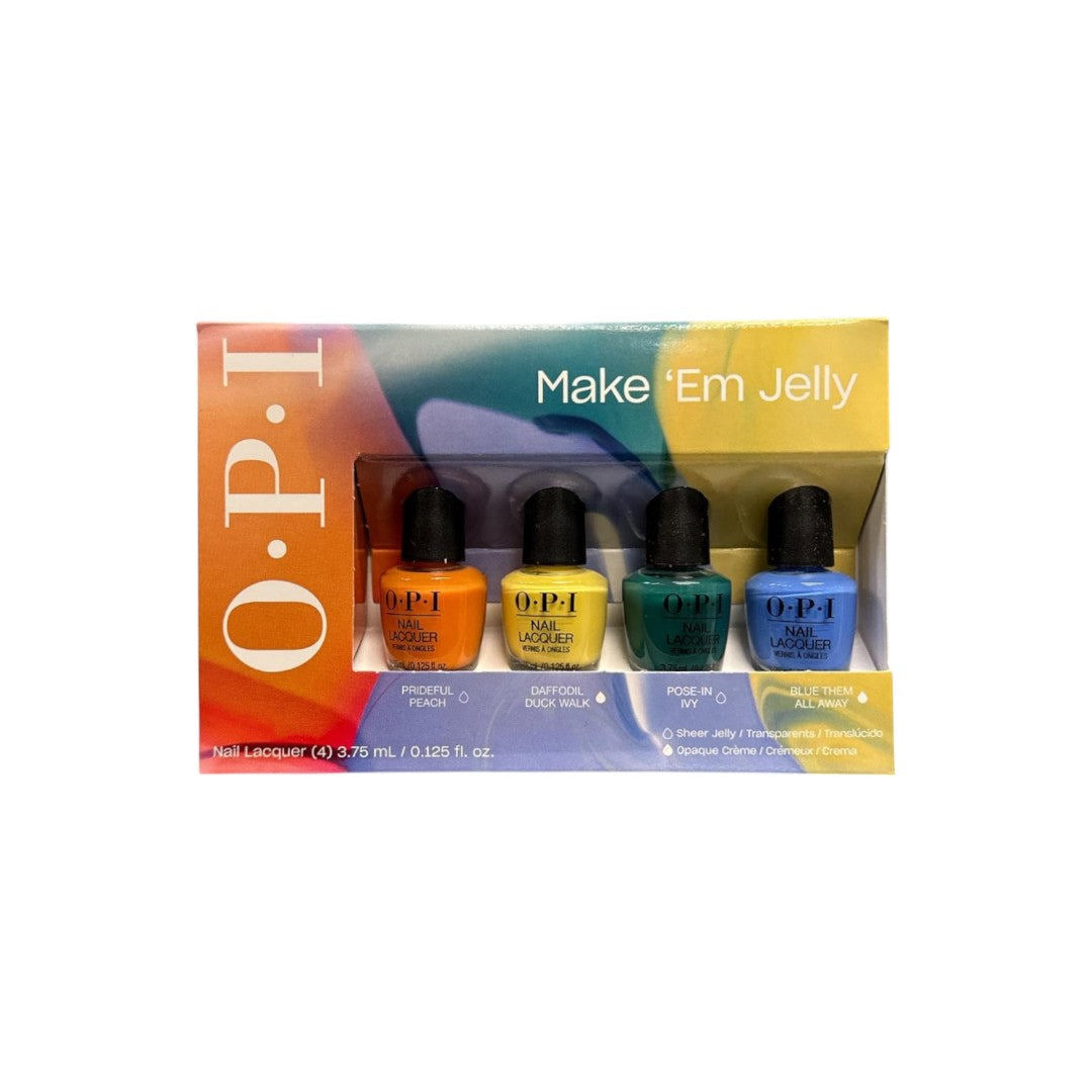 OPI Mini Lacquer - Make ‘Em Jelly! 4Pcs #DCS025