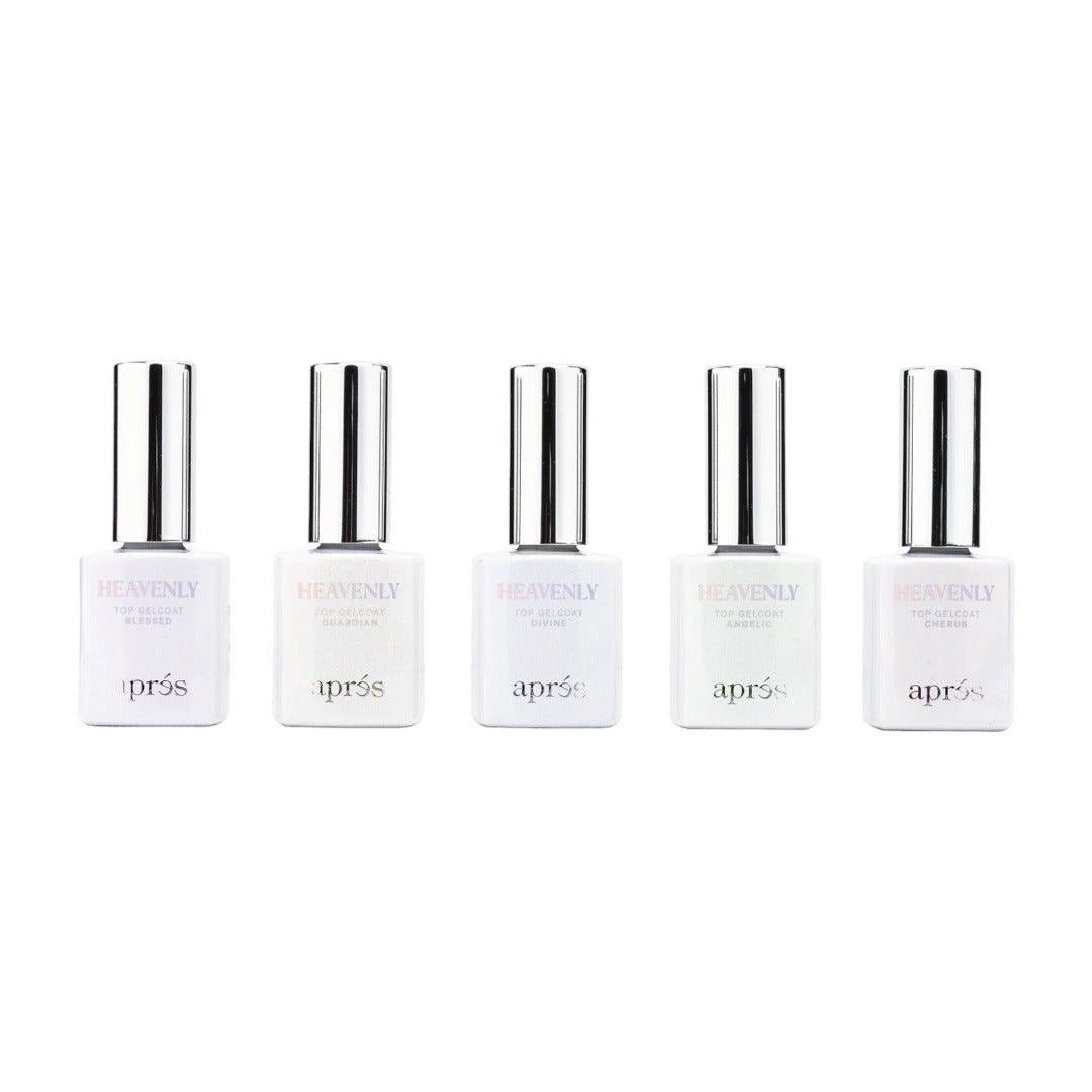 Apres Heavenly Gel Top Coat Set 5Pcs