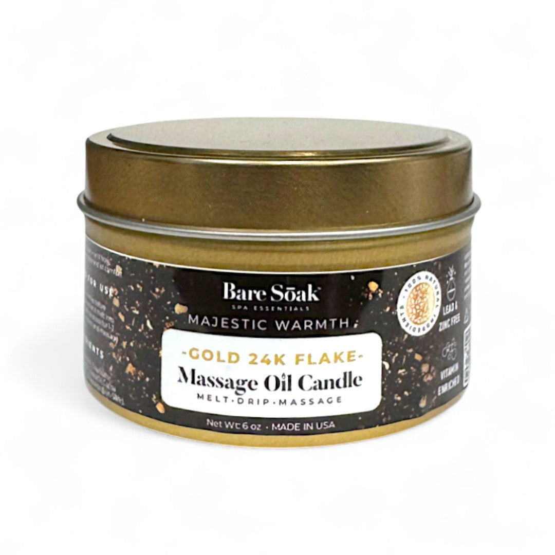 Bare Soak Massage Oil Candle 6oz