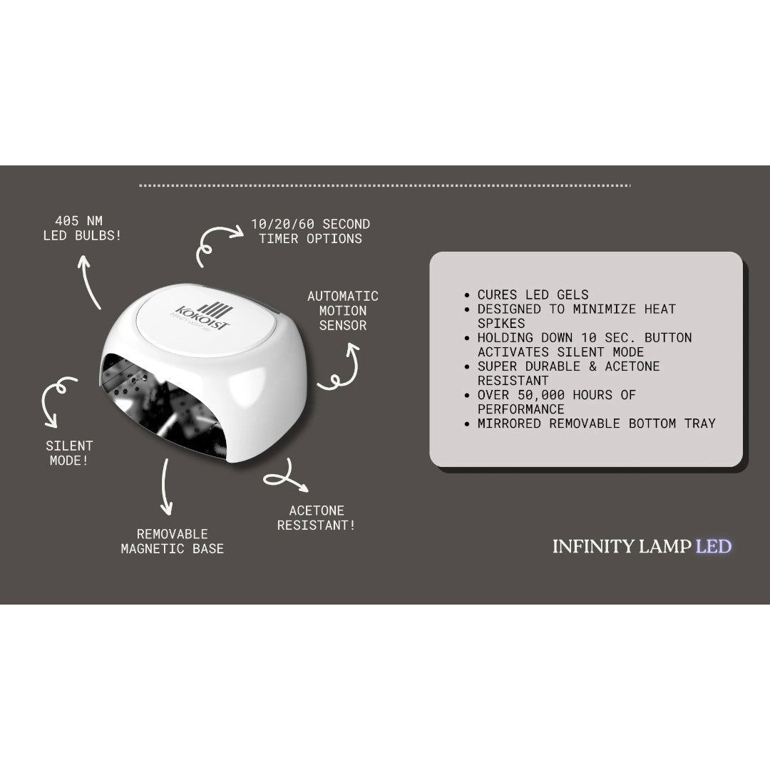 Kokoist LED Nail Lamp - Le Blanc Cordless