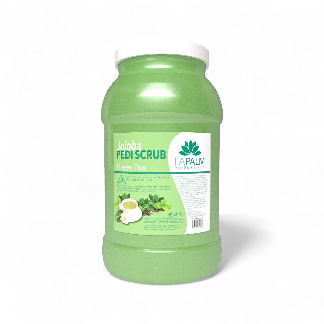 La Palm Pedi Gel Scrub - Green Tea 1Gal
