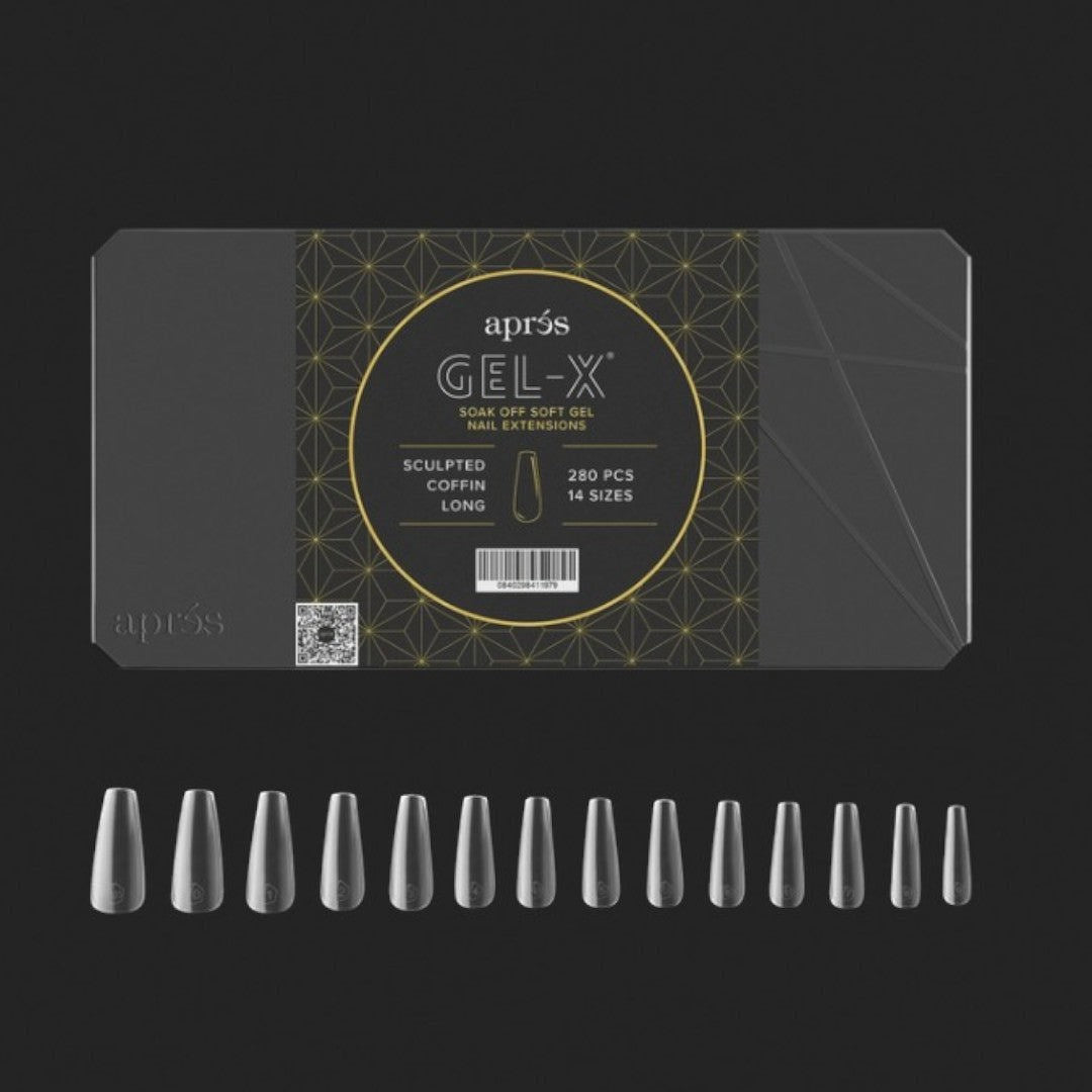 Apres Gel-X Mini Tips Box 2.0 - Sculpted Coffin (280Pcs)