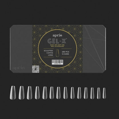 Apres Gel-X Mini Tips Box 2.0 - Sculpted Coffin (280Pcs)