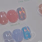 RABO Non-Wipe Syrup Gel Polish - Milky Aurora Collection (6pcs)