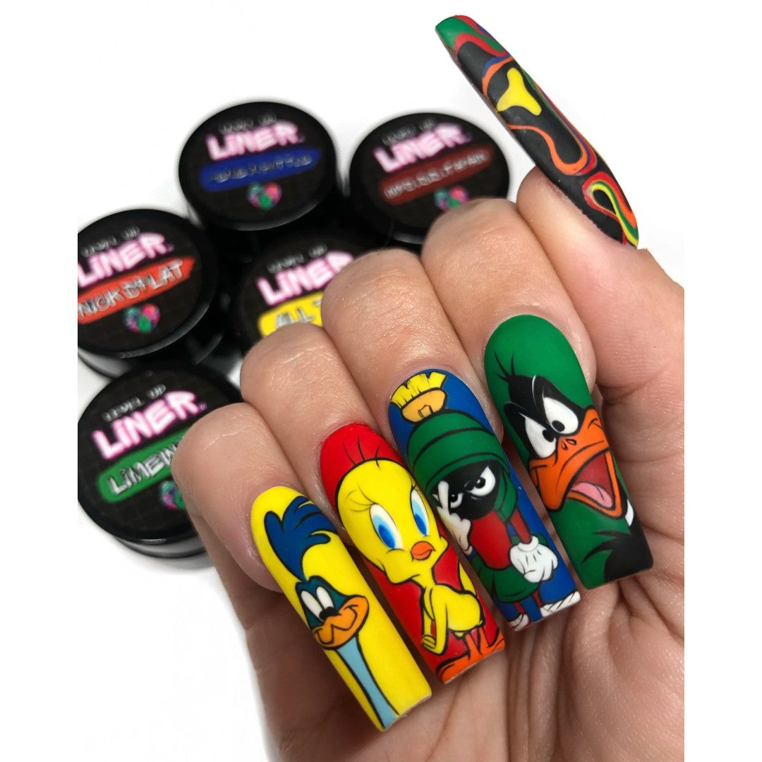 Nails By Dev Gel Polish Nail Art Liner - The Primary Liner Collection, class nail art