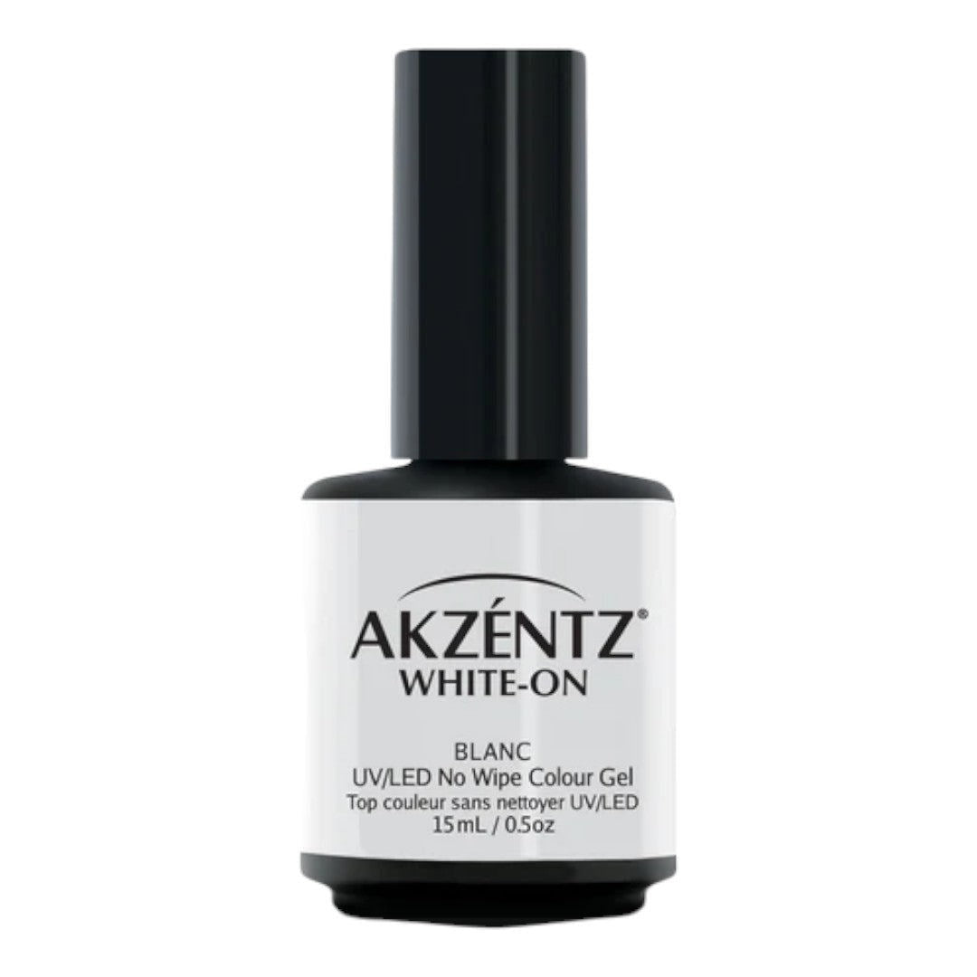 Akzéntz White-On One Coat Wonder (Non-Wipe White Gel)