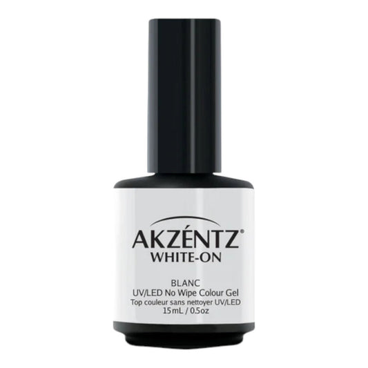 Akzéntz White-On One Coat Wonder (Non-Wipe White Gel)