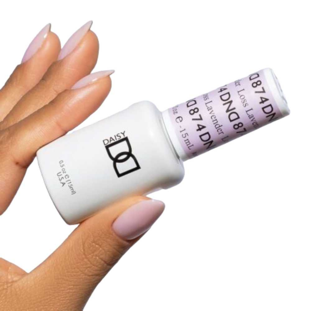 DND Sheer Gel & Lacquer Duo - Loss Lavender #874