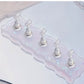 CNBS Iridescent Transparent Nail Tip Stand (5Pcs)