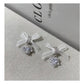 CNBS Nail Charms - Zircon Heart w/ Lacey Bow