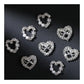 CNBS Nail Charms - Diamond Alloy Bow Heart 10pcs