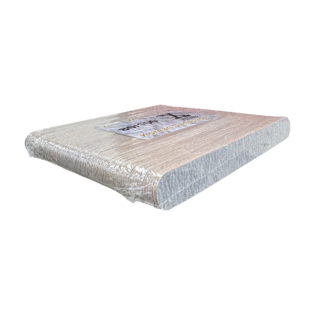 GMT Mini Nail Files - Zebra 80/100 Grit (Case Of 100)