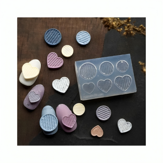 CNBS 3D Silicone Mould - Knitted Sweater Shapes