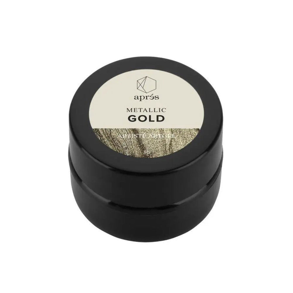 Apres Artiste Gel - Metallic Gold