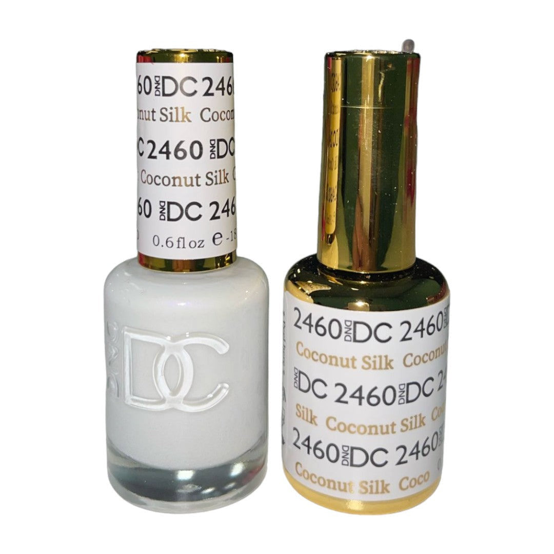 DND DC Sheer Gel & Lacquer Duo - Coconut Silk #2460