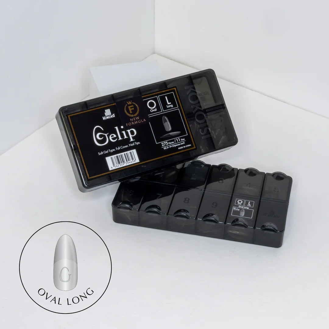 Kokoist Gelip Nail Tips Box - Oval Long (275pcs)