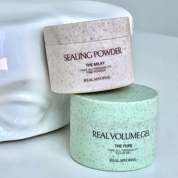 Real Myohae X Artist Malrang - Sealing Nail Kit (Sealing Powder + Volume Gel + Stickers)