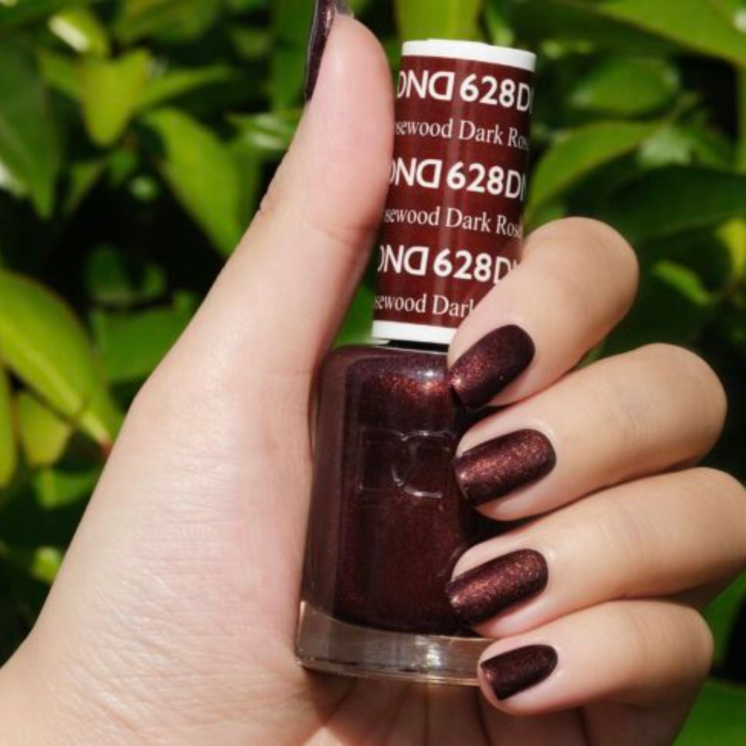 DND Gel & Lacquer Duo - Dark Rosewood #628