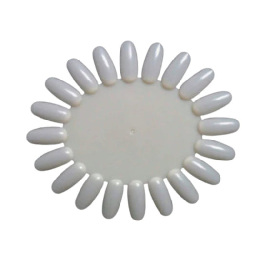 20-Tip Oval Display Natural (Pack Of 10)