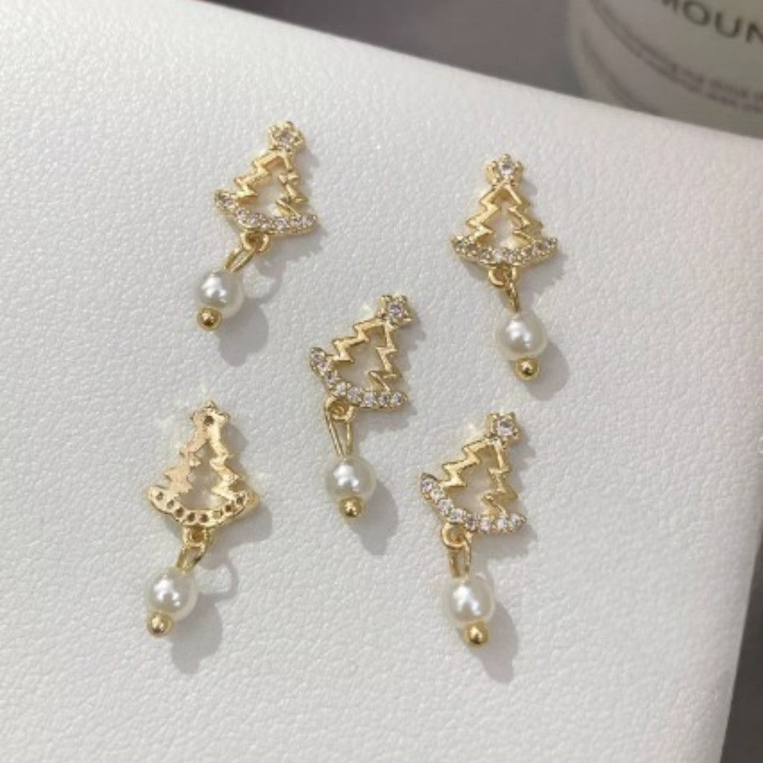 CNBS Nail Charms - Christmas Tree (5pcs)