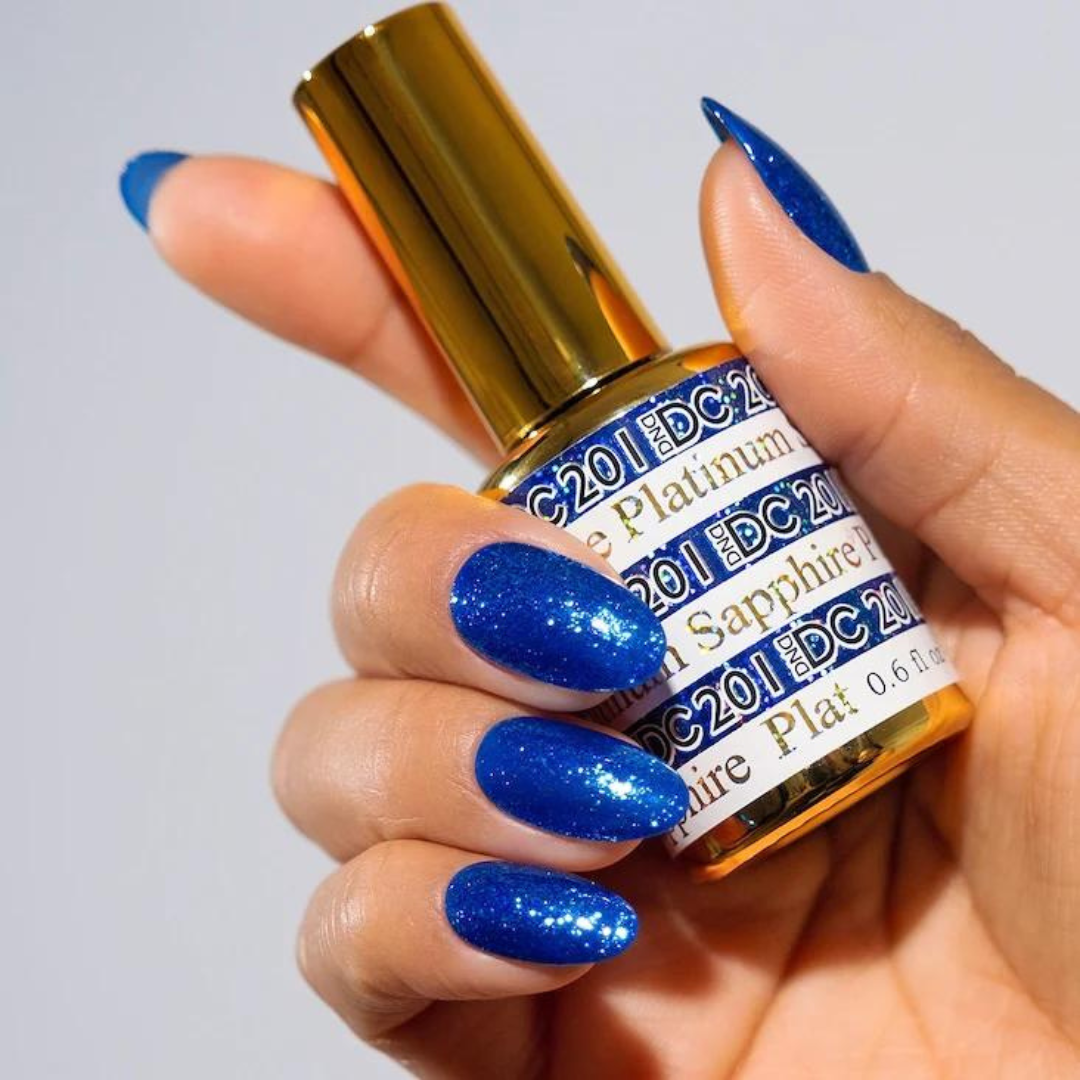 DND DC Platinum Gel Polish - Sapphire #201