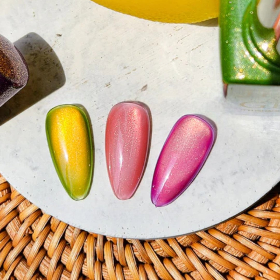 Jel and Gel Cat Eye Gel Polish - Special Fruit Collection (3pcs)