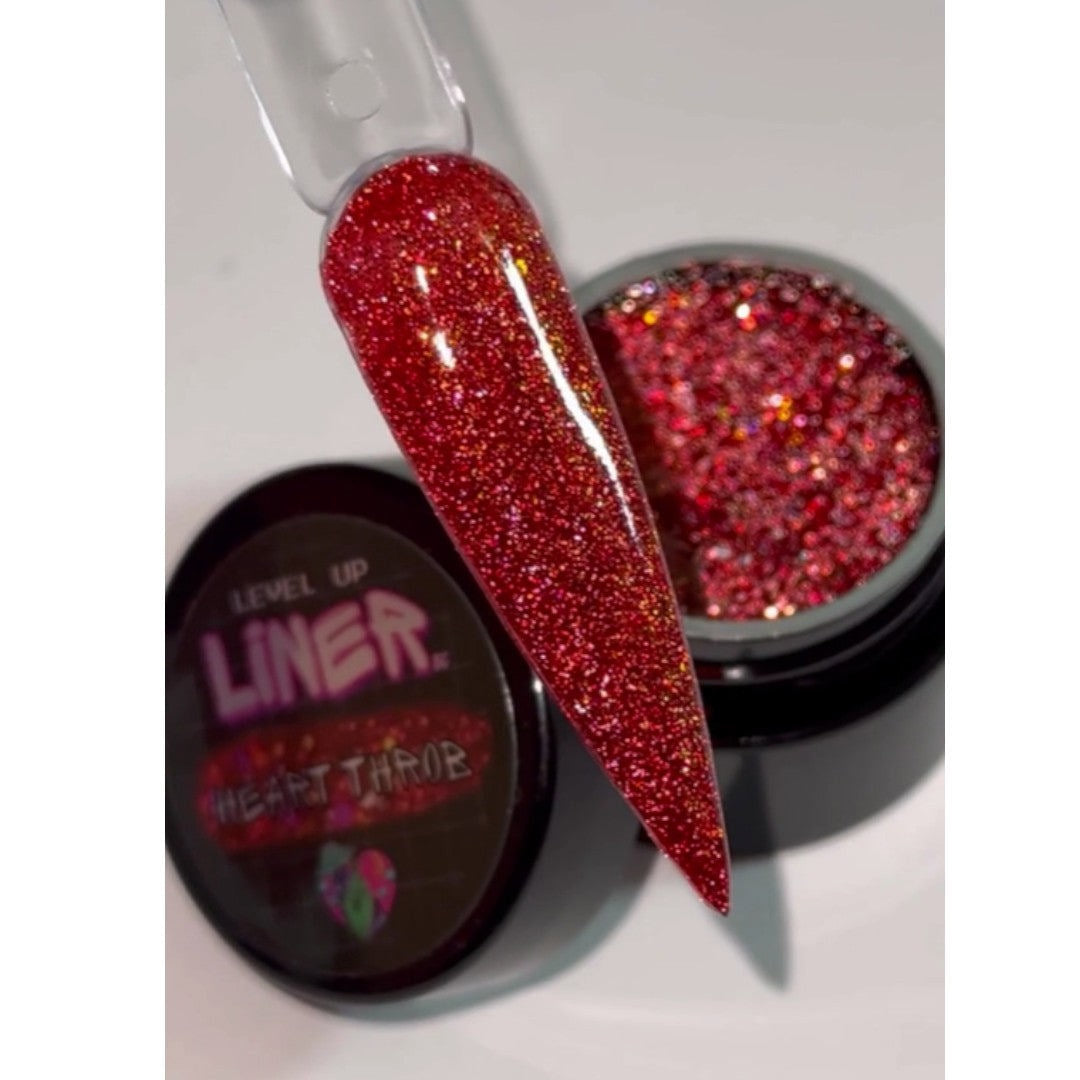 Nailz By Dev Reflective Liner Gel - Heart Throb