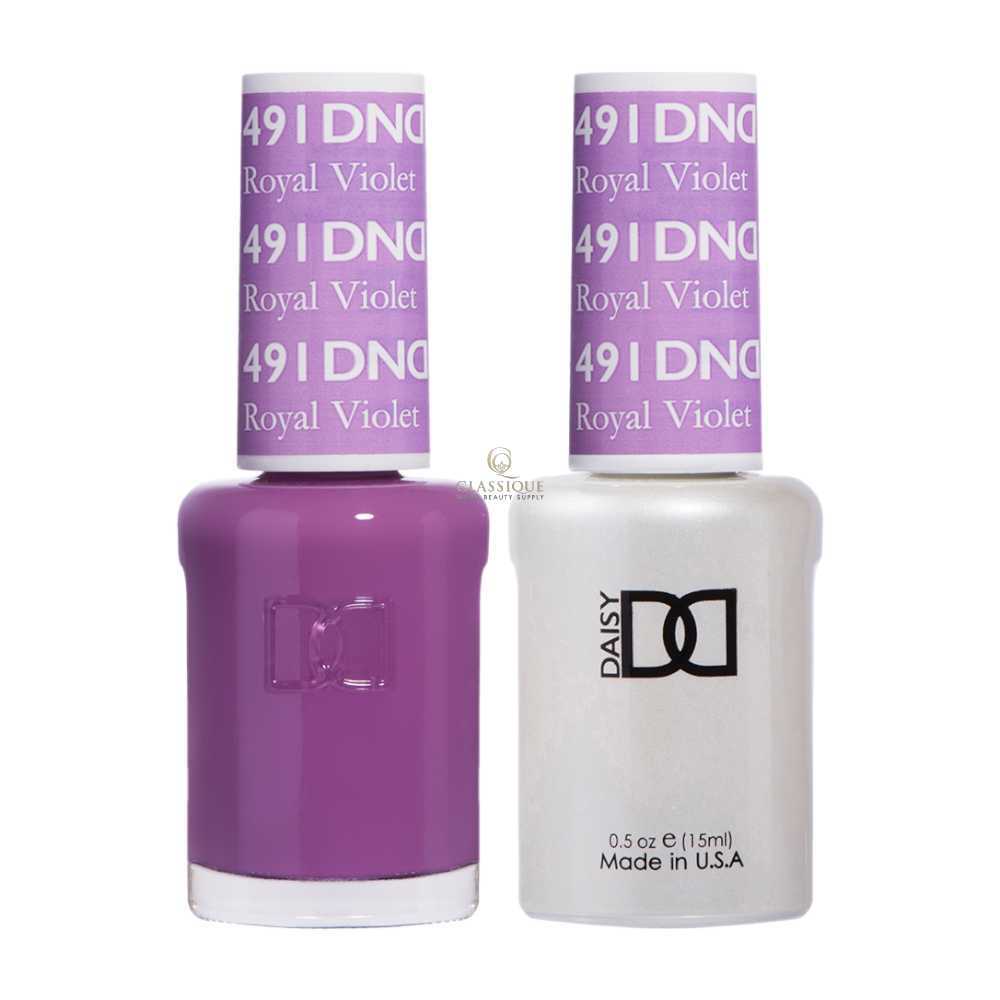 DND Gel & Lacquer Duo - Royal Violet #491
