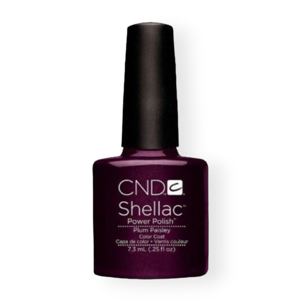 CND Shellac 0.25Oz - Plum Paisley