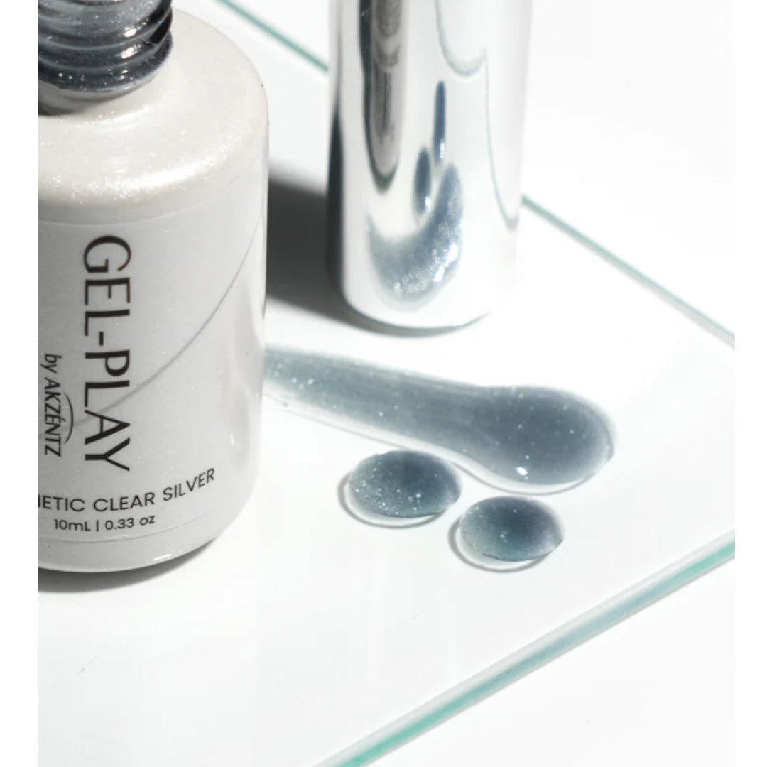 Akzéntz Luxio Gel Play - Magnetic Clear Silver