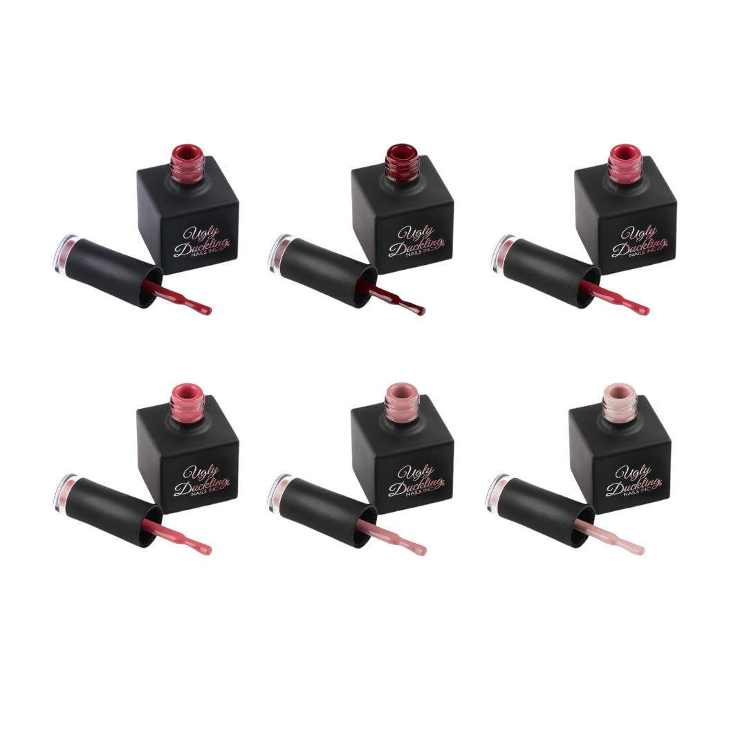Ugly Duckling Gel Polish (HEMA-Free) Lipstick Collection 6Pcs