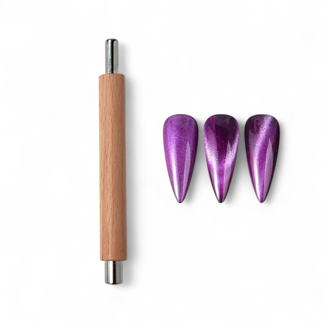 CNBS Cat Eye Magnet - Dual-Ended Wooden Handle