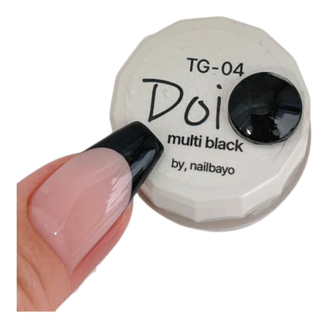 Nailbayo - Doi Tong Multi Black Gel #TG04 5G