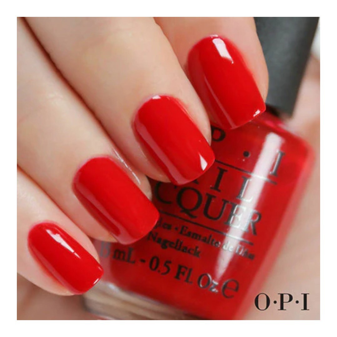 OPI Lacquer - Red Hot Rio #NLA70