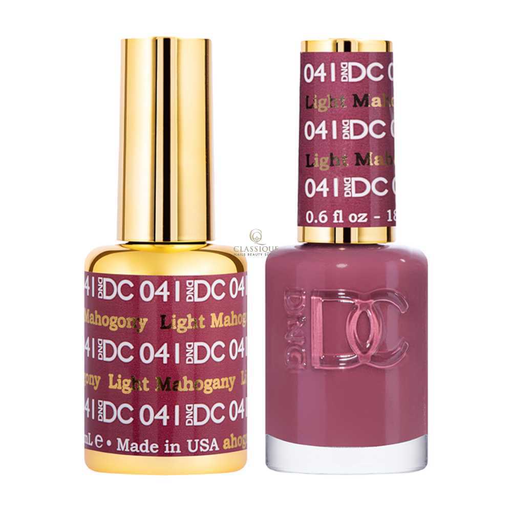 DND DC Gel & Lacquer Duo - Light Mahogany #041