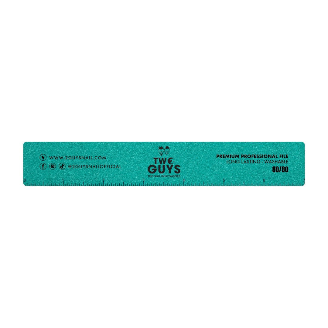 2Guys Nail Files - Premium Jumbo Square 150/150 Grit (1Pc)