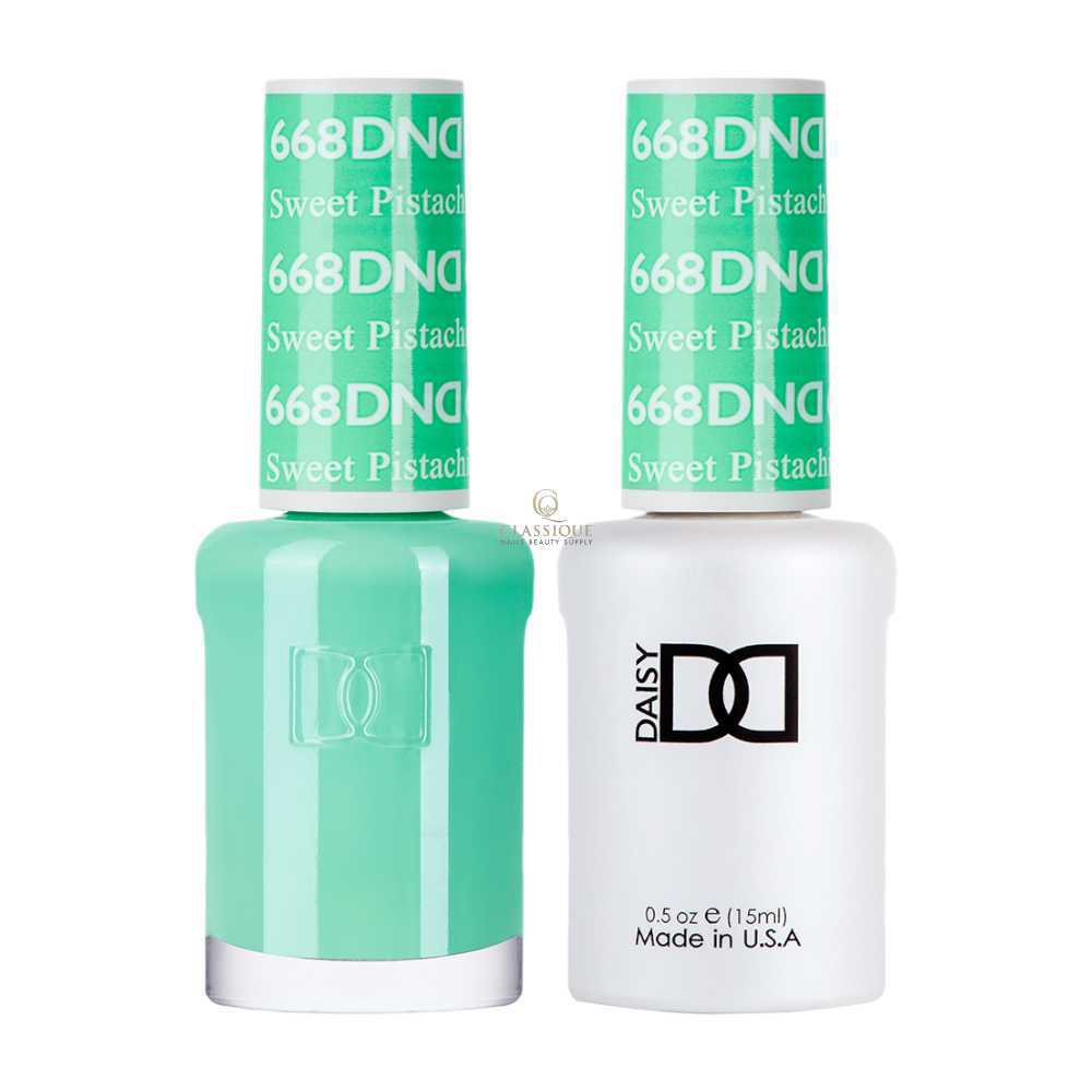 DND Gel & Lacquer Duo - Sweet Pistachia #668