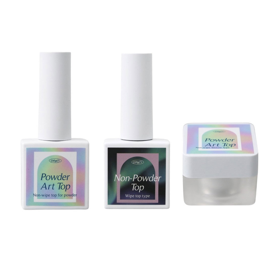 Make.N Powder Art Top Gel 3pc Set