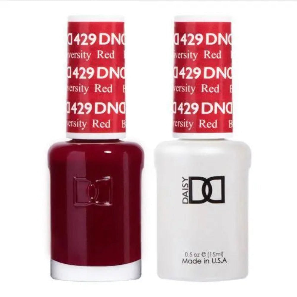 DND Gel & Lacquer Duo - Boston University Red #429