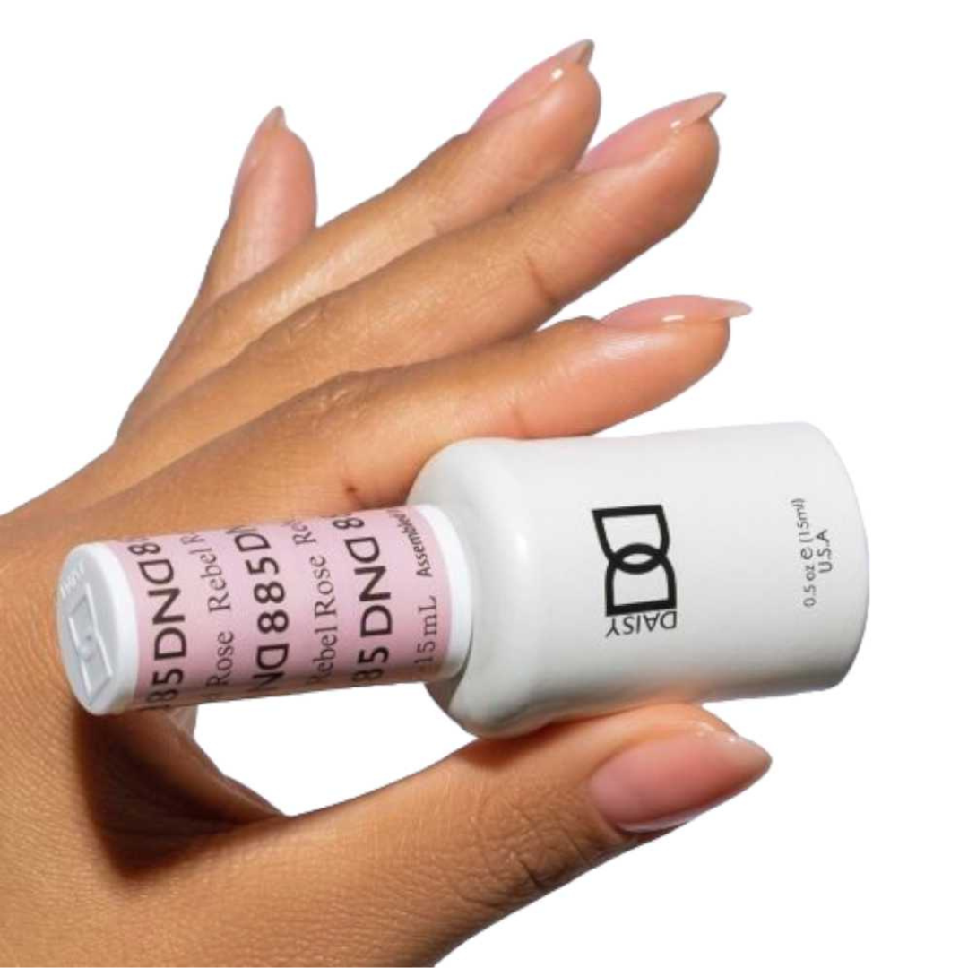 DND Sheer Gel & Lacquer Duo - Rebel Rose #885