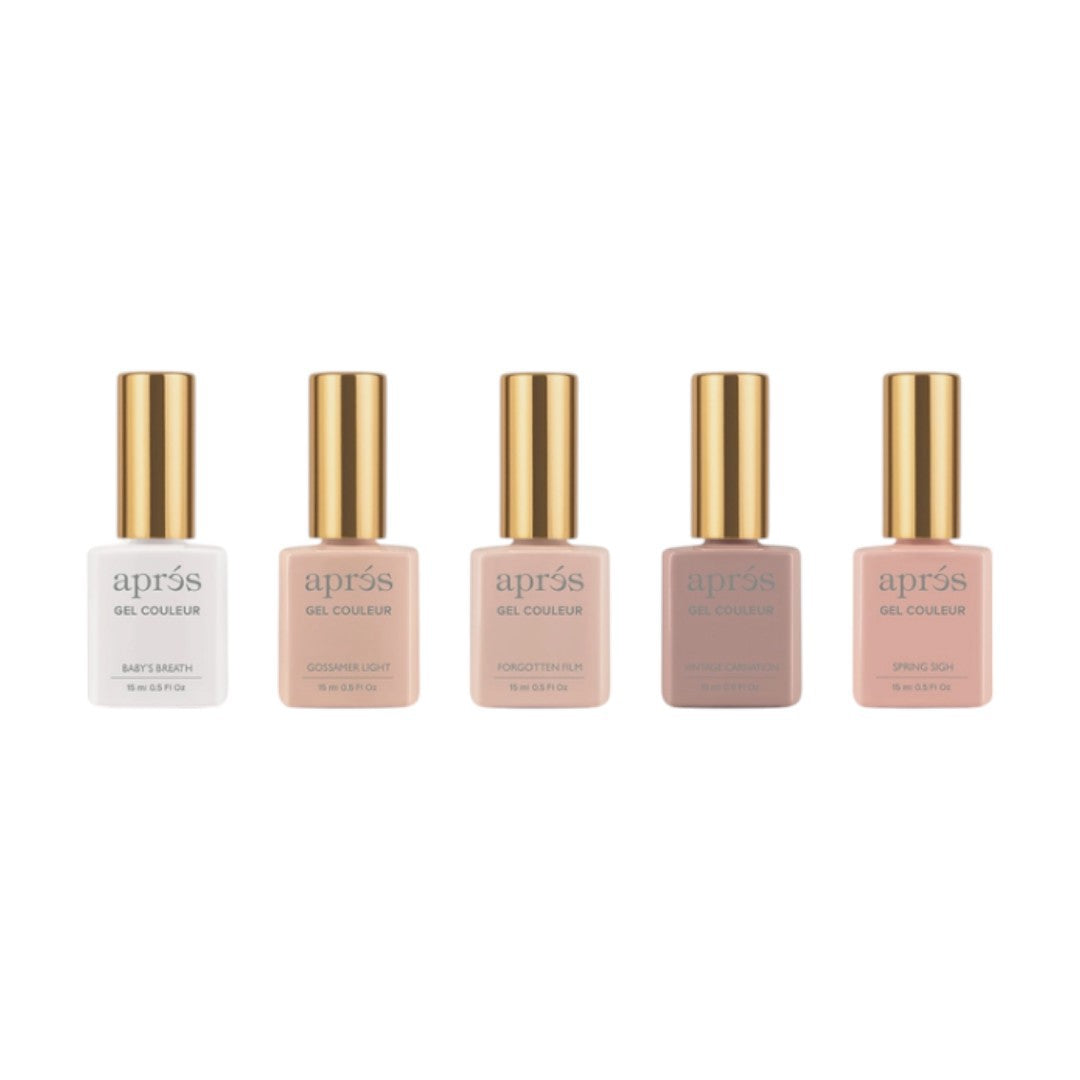 Apres Gel Couleur - All The Nudes You'll Ever Need Bundle 5Pcs
