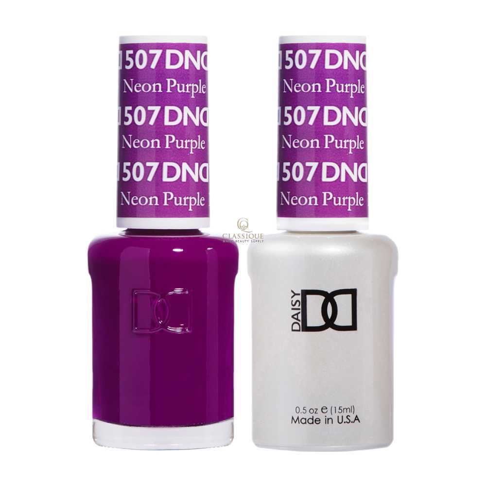 DND Gel & Lacquer Duo - Neon Purple #507