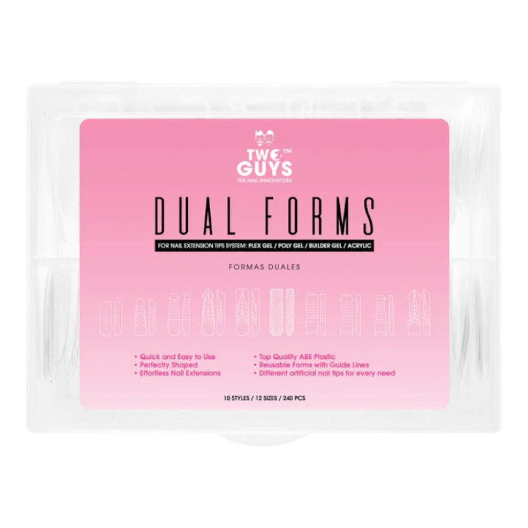 2Guys Dual Plastic Nail Forms 240Pcs